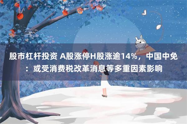 股市杠杆投资 A股涨停H股涨逾14%，中国中免：或受消费税改革消息等多重因素影响