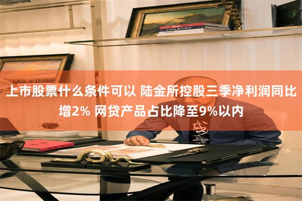 上市股票什么条件可以 陆金所控股三季净利润同比增2% 网贷产品占比降至9%以内