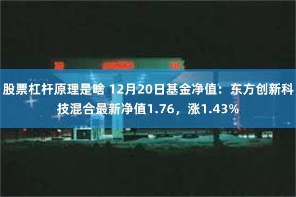 股票杠杆原理是啥 12月20日基金净值：东方创新科技混合最新净值1.76，涨1.43%